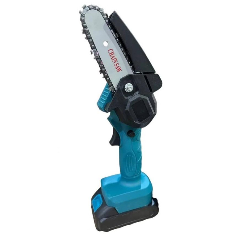 Ланцюгова міні-пила з двома акумуляторами в кейсі багатофункціональна 2000мАч Supretto Blue