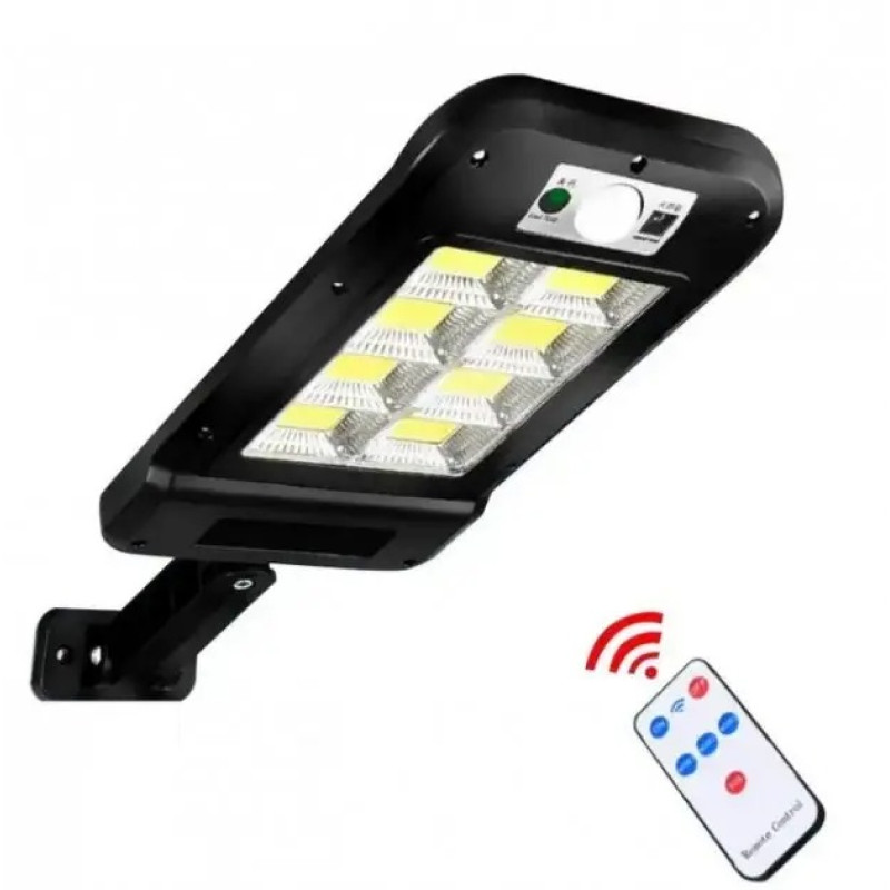 LED прожектор вуличний із сонячною панеллю водонепроникний з датчиком руху та пультом LL-612