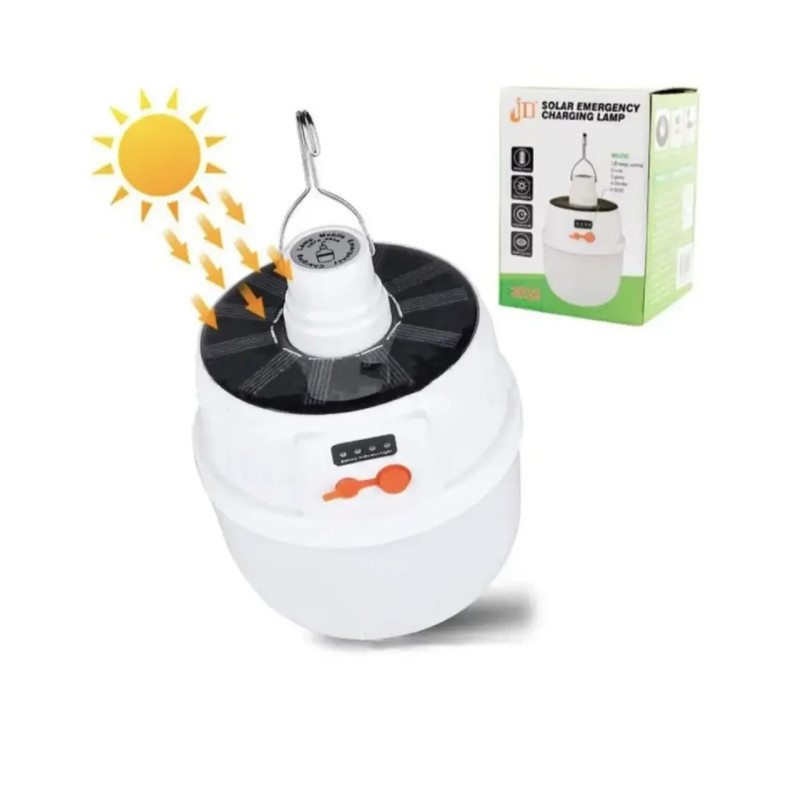 Лампа діодна акумуляторна для кемпінгу з гачком 5 режимів micro USB Bailong BL-2022 White