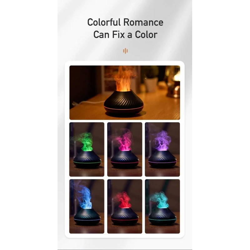 Ультразвуковий зволожувач повітря безшумний Valcano Mini Black Ультразвуковий зволожувач повітря безшумний Valcano Mini Black