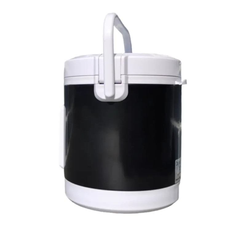 Автомобільна мультиварка для далекобійника 1.6л 180Вт 12/24В DMWD White/Silver Автомобільна мультиварка для далекобійника 1.6л 180Вт 12/24В DMWD White/Silver