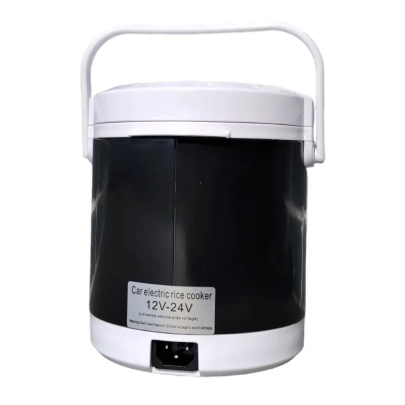 Автомобільна мультиварка для далекобійника 1.6л 180Вт 12/24В DMWD White/Silver Автомобільна мультиварка для далекобійника 1.6л 180Вт 12/24В DMWD White/Silver