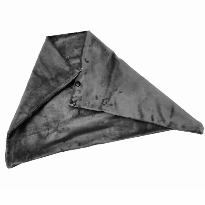 Електричний плед шаль-ковдра з підігрівом 3 режими роботи таймер Lesko 100*65 Gray