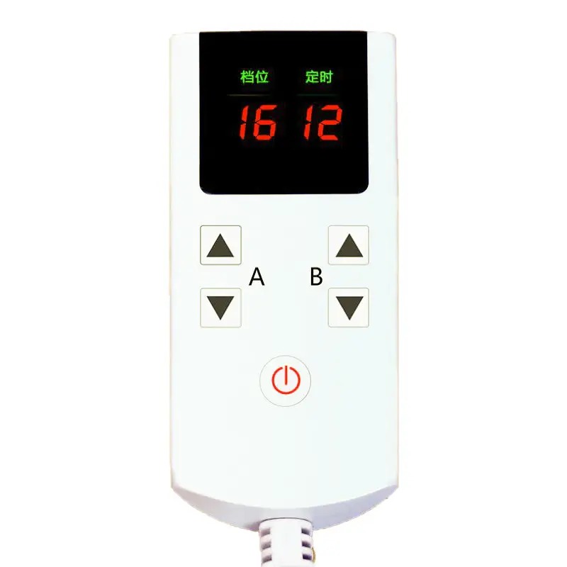 Електропростирадло з підігрівом від мережі 220В з 16 режимами Lesko STT 180*200см Pink