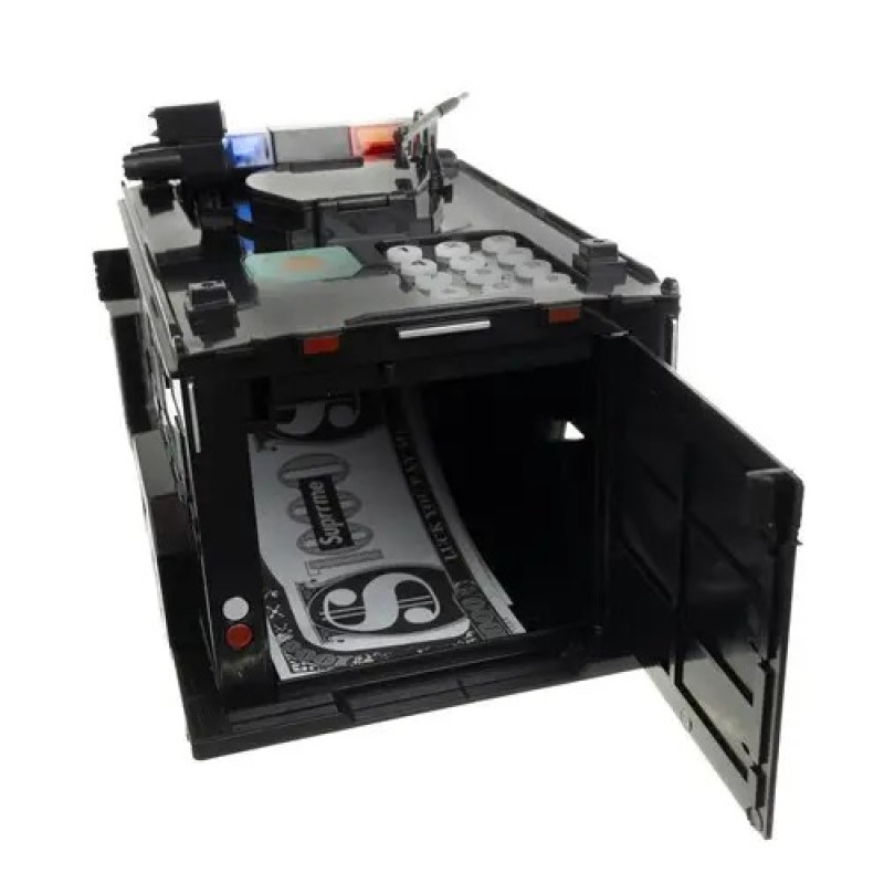 Дитячий сейф скарбничка з кодовим замком Машина поліції Hummer Piggy bank 143 Black