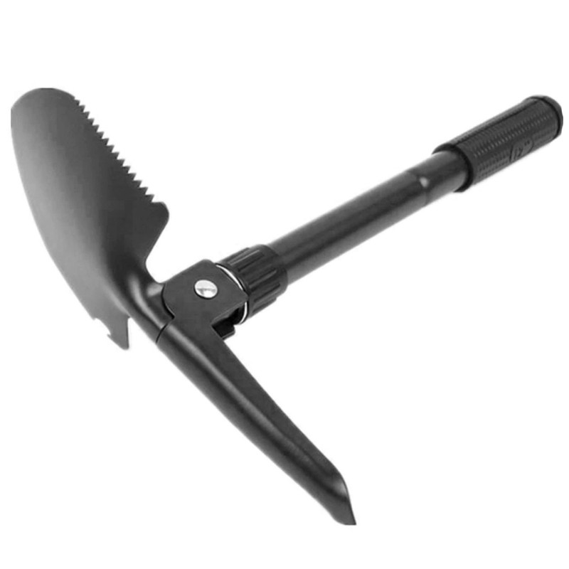 Лопата туристична складна з чохлом компасом 4 в 1 кирка пилка відкривачка Lesko LS1001 Black Лопата туристична складна з чохлом компасом 4 в 1 кирка пилка відкривачка Lesko LS1001 Black