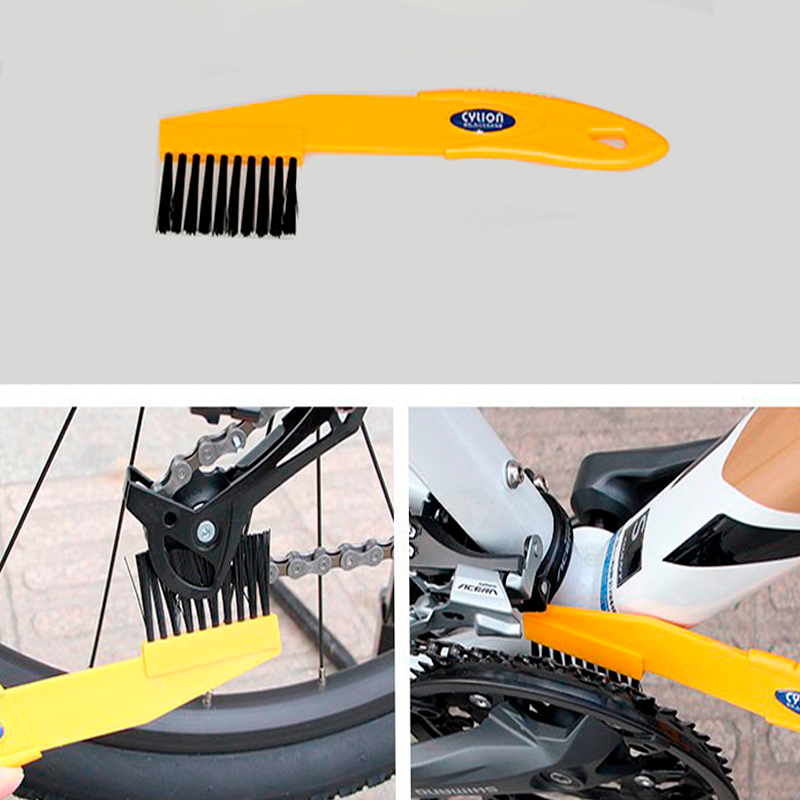 Комплект инструментов универсальный набор для чистки велосипеда с щетками West Biking 0719239 Yellow