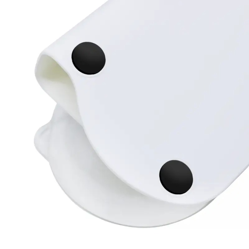 Миска для котов двойная с подставкой из пластика 400мл 135х270х135мм Taotaopets 117718 White