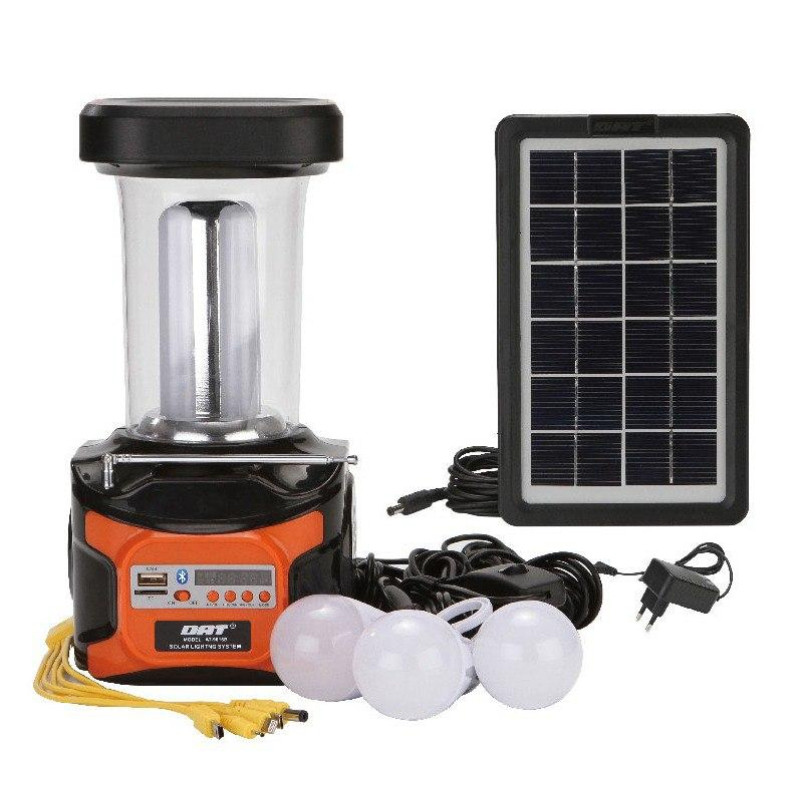 Кемпінгова лампа із сонячною панеллю похідний ліхтар з повербанк 9000 mAh Solar Light AT-9016 Orange Кемпінгова лампа із сонячною панеллю похідний ліхтар з повербанк 9000 mAh Solar Light AT-9016 Orange