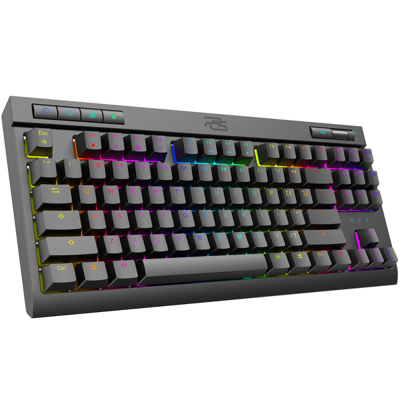Проводная игровая клавиатура с RGB подсветкой для компьютера, українська розкладка Proove Gaming Sideswap Black