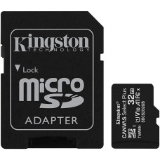 Карта пам'яті Kingston micro SDHC 32GB Class 10 UHS-3 з адаптером SDCS2/32GBSP Чорний