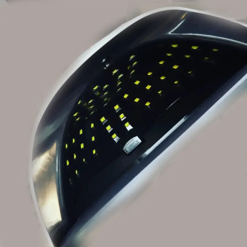 Лампа для манікюру UV/LED професійна з датчиком руху та цифровим дисплеєм 248Вт SUN Y18 Рожевий