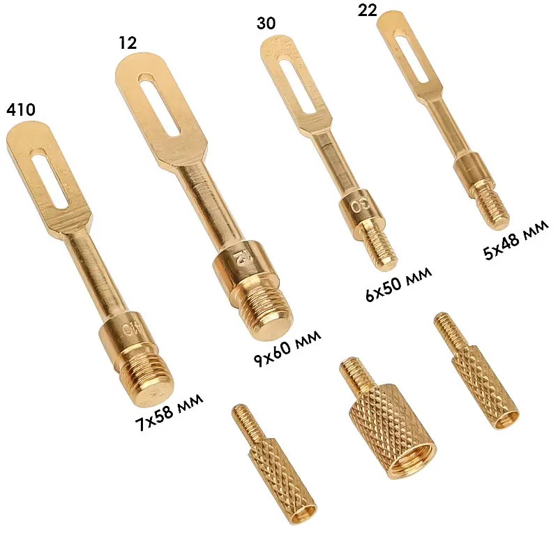 Набір для чищення зброї з 58 предметів в компактному пластиковому кейсі Lesko GK26