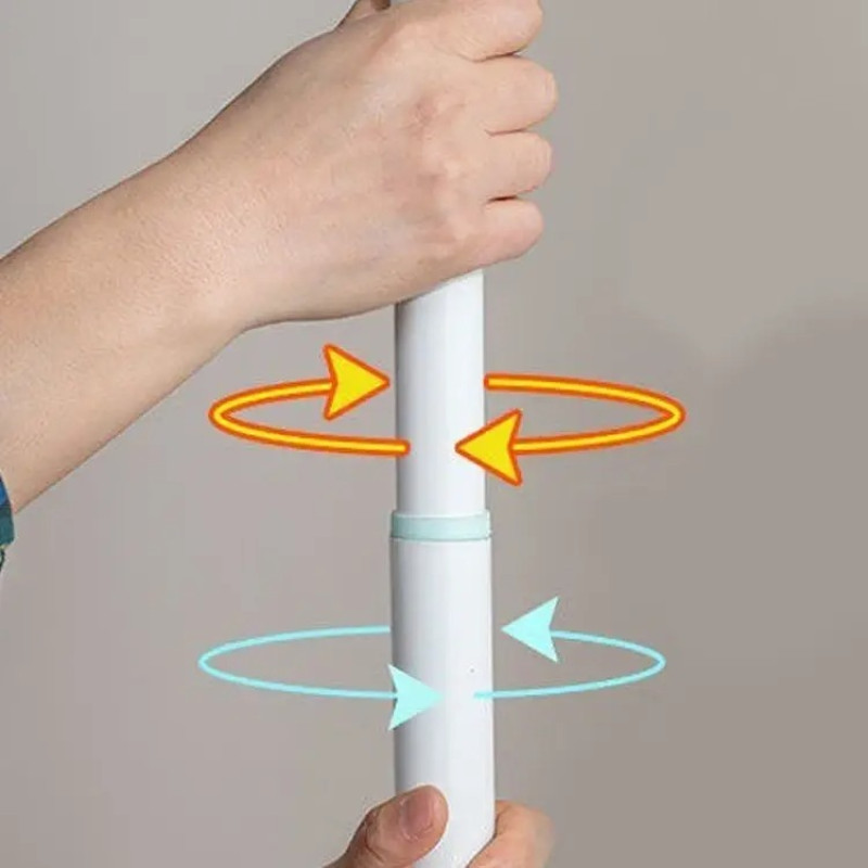 Двоярусна сушарка для одягу підлогова розкладна з обертанням з хромованої нержавіючої сталі та пластику 155*66*36см Azure (NT9882)