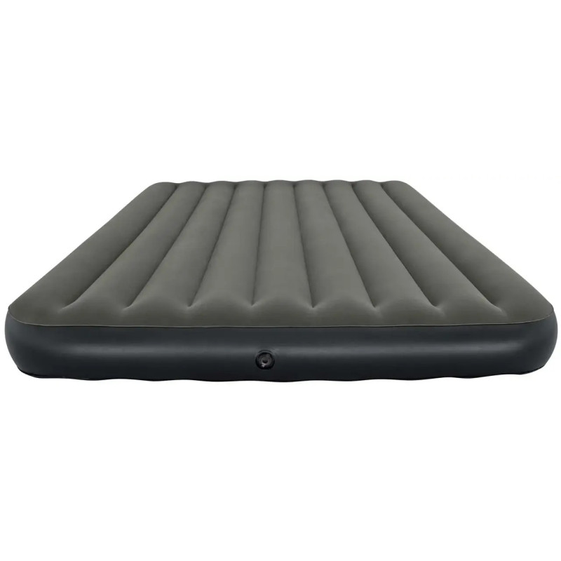 Надувний флокований двомісний матрац ПВХ з велюровим покриттям до 300кг Bestway 6713N 203x152x25см Olive