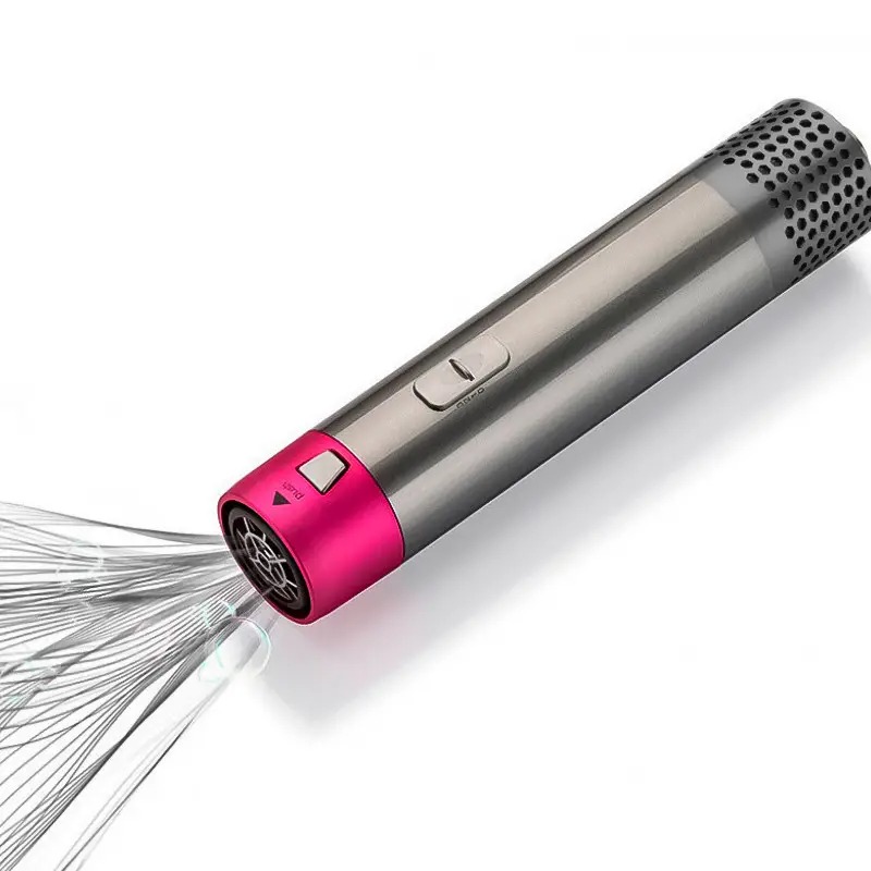 Фен-стайлер 5в1 з функціями надання об'єму для різних типів волосся 5 насодок 1000 Вт Grey/Pink