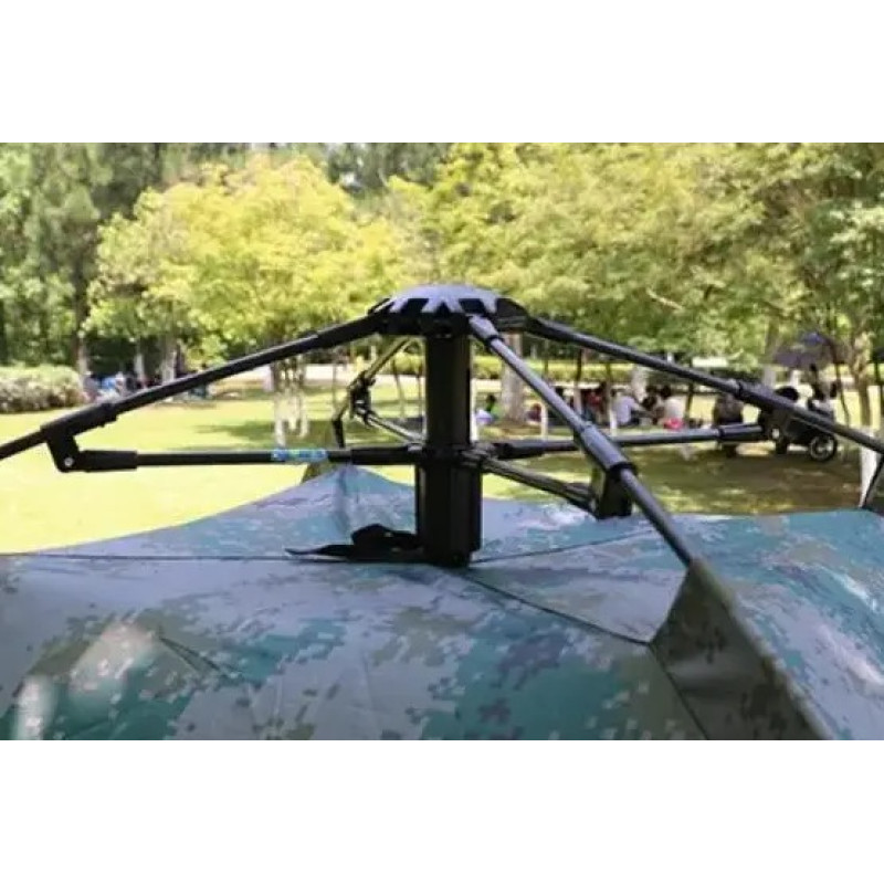 Туристичний автоматичний намет кемпінговий з каркасом на 4 місць 1-шаровий 200*250*150см Multicolor