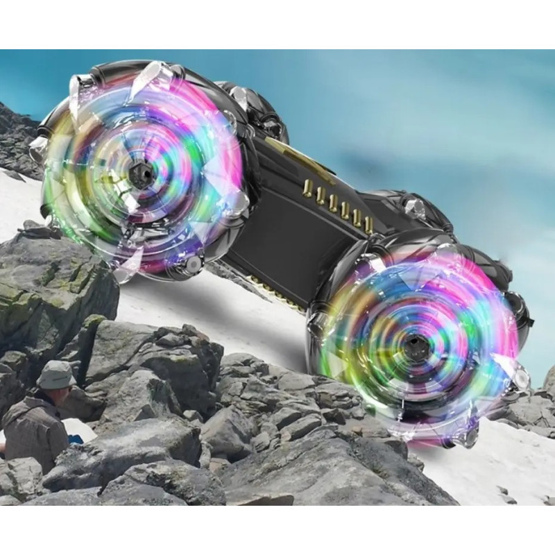 Машинка перевертиш трюкова з пультом на радіокеруванні 2.4GHz до 50м світиться Stunt Car H-6010 Black/Brown Машинка перевертиш трюкова з пультом на радіокеруванні 2.4GHz до 50м світиться Stunt Car H-6010 Black/Brown