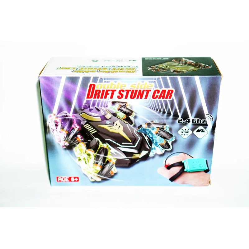 Машинка перевертиш трюкова з пультом на радіокеруванні 2.4GHz до 50м світиться Stunt Car H-6010 Black/Brown Машинка перевертиш трюкова з пультом на радіокеруванні 2.4GHz до 50м світиться Stunt Car H-6010 Black/Brown