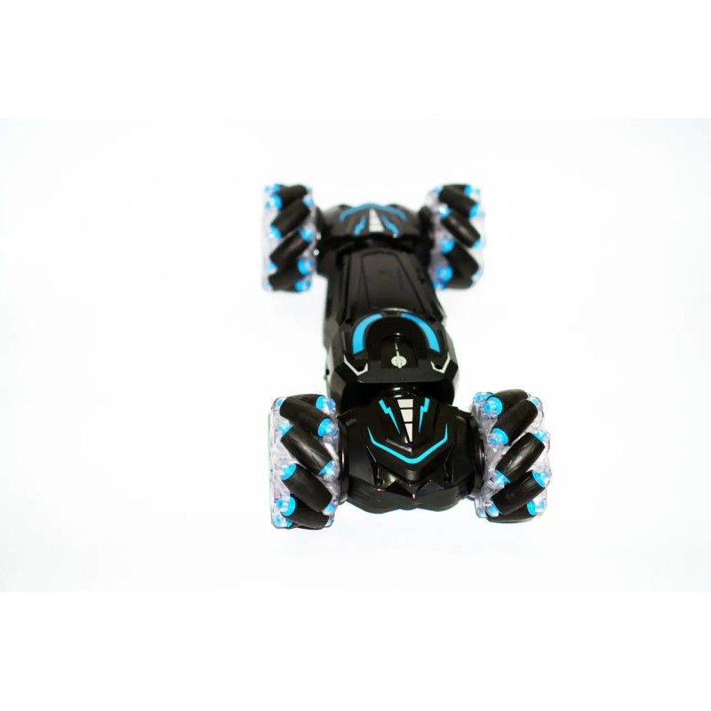 Машинка перевертиш трюкова на радіокеруванні 2.4GHz до 40м світиться Stunt Car H-6020 Black/Blue