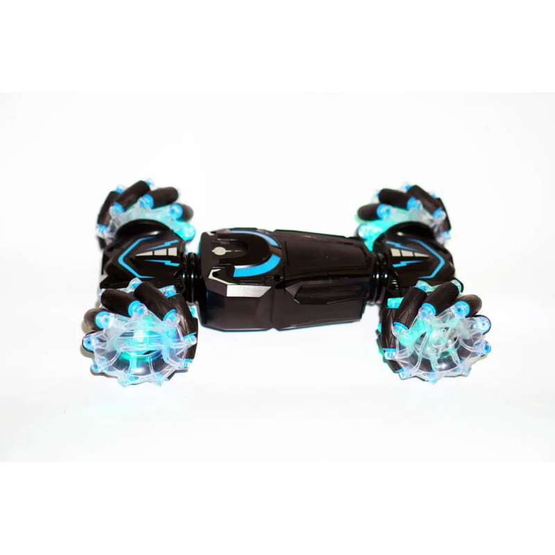 Машинка перевертиш трюкова на радіокеруванні 2.4GHz до 40м світиться Stunt Car H-6020 Black/Blue