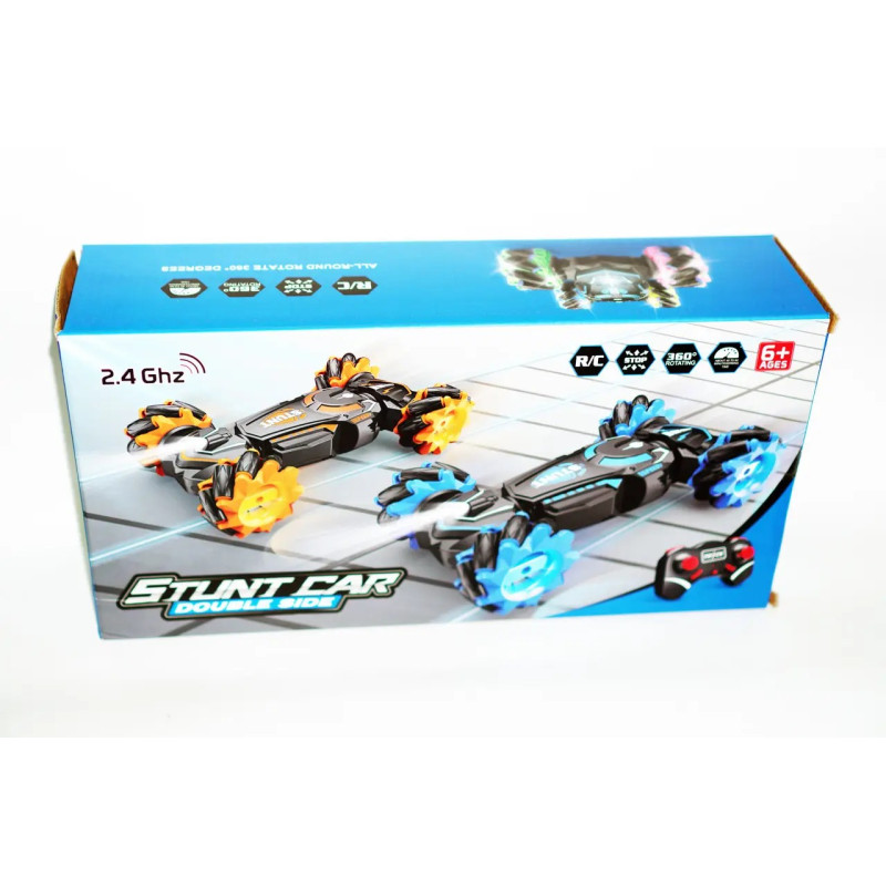 Машинка перевертиш трюкова з пультом Stunt Car на радіокеруванні до 40м H-6020 Black/Blue Машинка перевертиш трюкова з пультом Stunt Car на радіокеруванні до 40м H-6020 Black/Blue