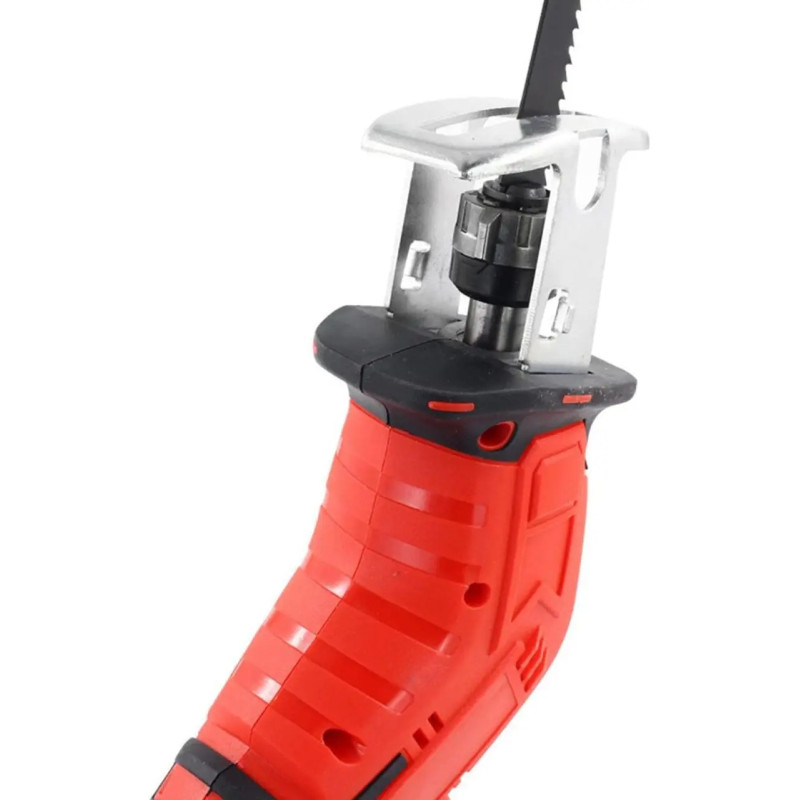 Портативна акумуляторна шабельна пила лобзик у валізі з 2 акумуляторами 24V Red/Black