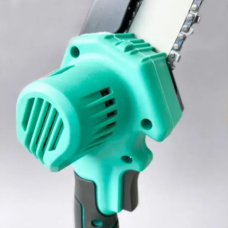 Портативна акумуляторна ланцюгова міні електропилка з 2-ма акумуляторами 24V ручна садова багатофункціональна Azure Портативна акумуляторна ланцюгова міні електропилка з 2-ма акумуляторами 24V ручна садова багатофункціональна Azure