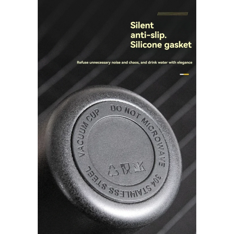 Подарунковий набір термос з вакуумною ізоляцією з 3 чашками 500 мл Gray