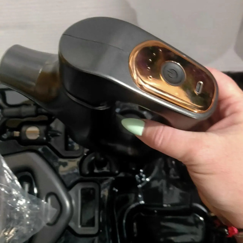 Масажер стрічковий для всього тіла 2в1 з вібруючим масажним ременем та фасціальним пістолетом VibraBand Black