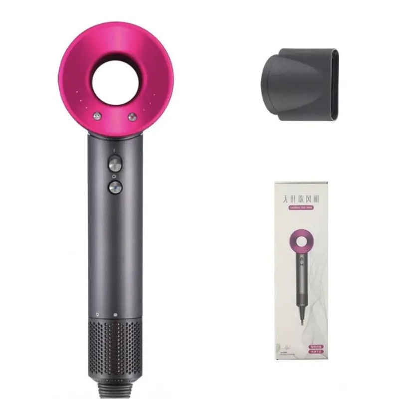 Фен-стайлер Hair-Blow з насадкою концентратор 3 режими роботи 1500Вт Pink