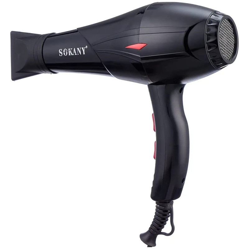 Професійний фен з 2 температурними режимами SOKANY HS-3890 2300Вт Black