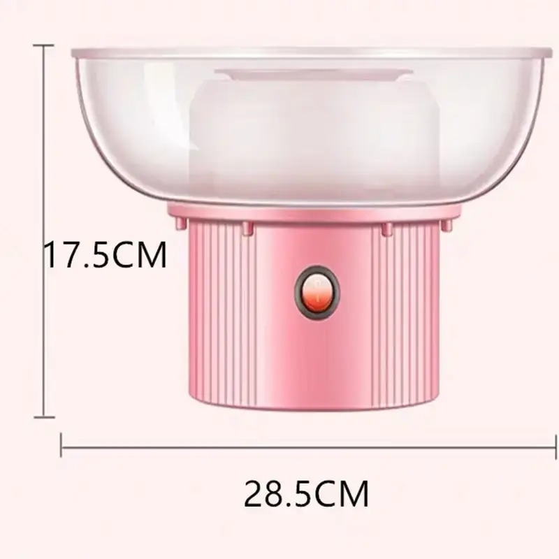Домашній міні апарат для виготовлення цукрової вати Cotton Candy GCM-520S Pink