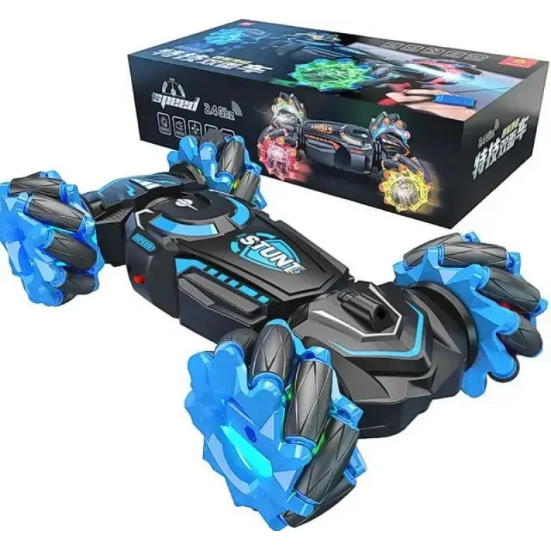 Машинка перевертиш трюкова з пультом Stunt Car на радіокеруванні до 40м H-6020 Black/Blue