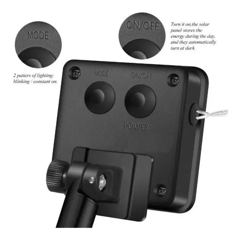 Світлодіодна гірлянда із сонячною панеллю 100 LED світлодіодів 11м SF-14 Multicolor Світлодіодна гірлянда із сонячною панеллю 100 LED світлодіодів 11м SF-14 Multicolor