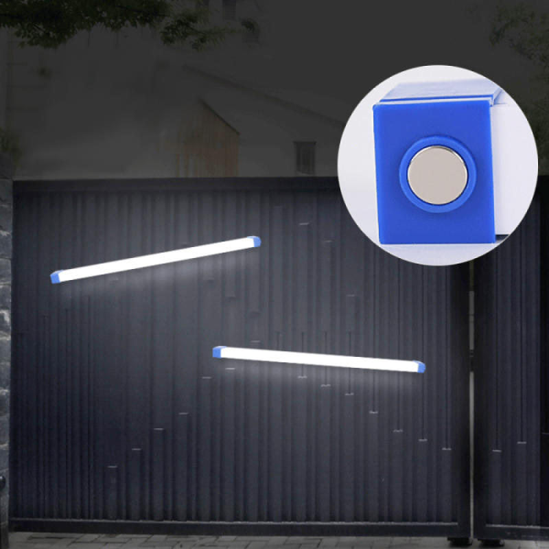 Світлодіодна Led лампа-ліхтар 30 см 60 Вт акумуляторний 2400 мАг з магнітом, петлею, USB зарядка SENDL AY-T5DG White