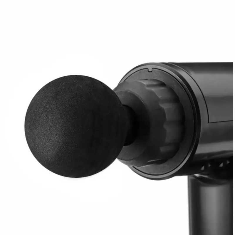 ручний пістолет для перкусійного масажу Massage Gun 320 Black м'язовий масажер портативний