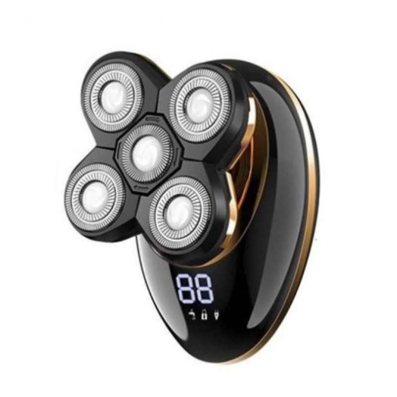 Електробритва бездротова 5в1 тример з плаваючими головками та насадками VGR V-316 5Вт Black/Bronze Електробритва бездротова 5в1 тример з плаваючими головками та насадками VGR V-316 5Вт Black/Bronze