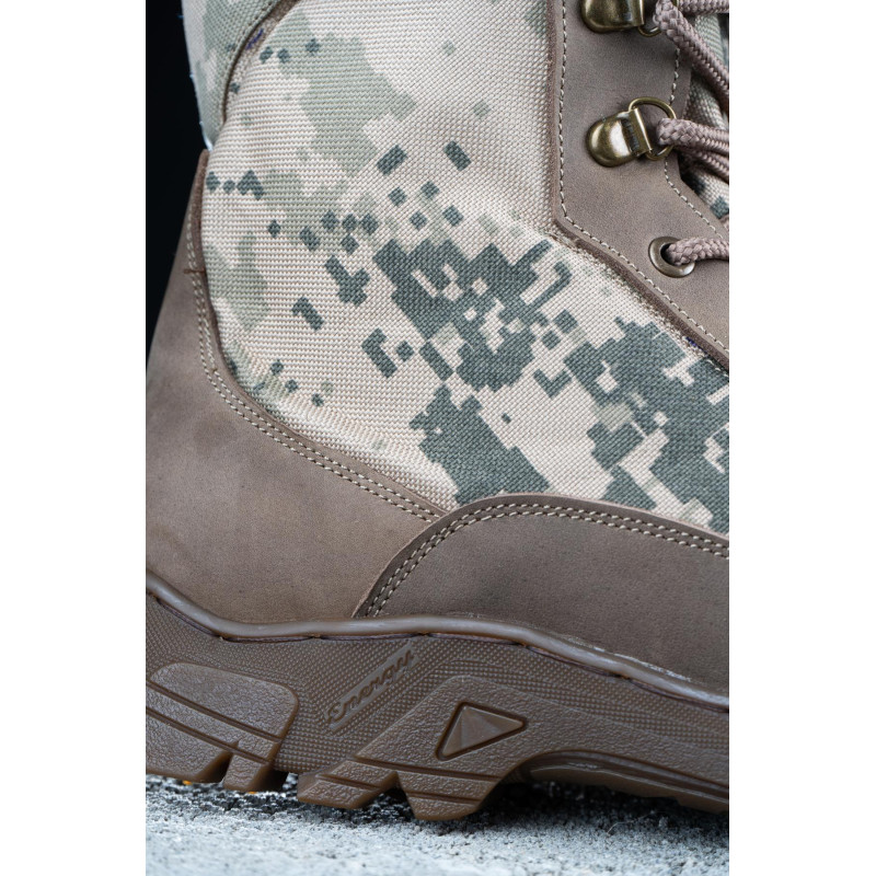 Берці тактичні чоловічі Light Boots 40 (26,5 см) Весна/Літо Шкіра з Кордурою черевики легкі (Піксель) Берці тактичні чоловічі Light Boots 40 (26,5 см) Весна/Літо Шкіра з Кордурою черевики легкі (Піксель)