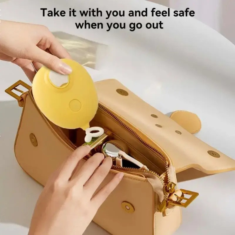 Масажна щітка 4 в 1 для догляду за шерстю тварин ПАРОВА Pet comb Yellow