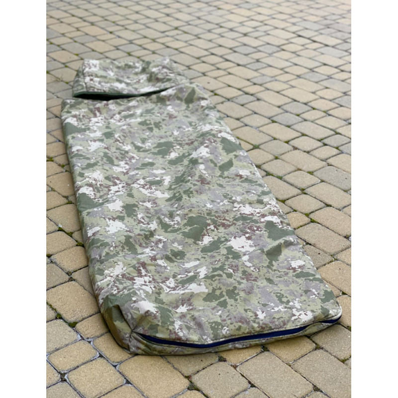 Спальний мішок-ковдра Accord з капюшоном до - 20° (камуфляж)