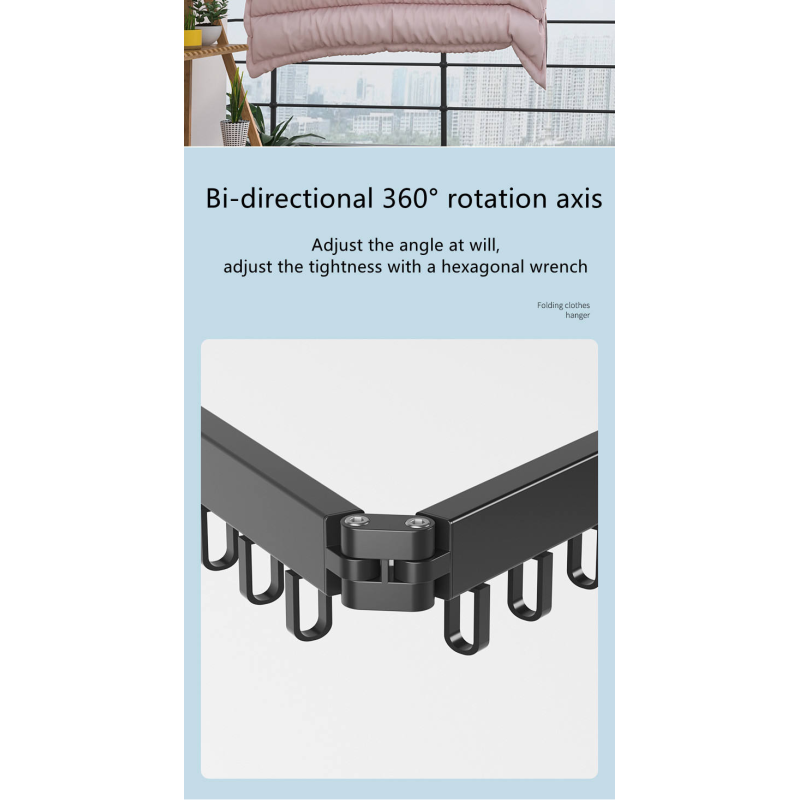 Розкладна настінна вішалка-сушарка Easy Dry 101x23х10х6.5см LS-7828 Black Розкладна настінна вішалка-сушарка Easy Dry 101x23х10х6.5см LS-7828 Black