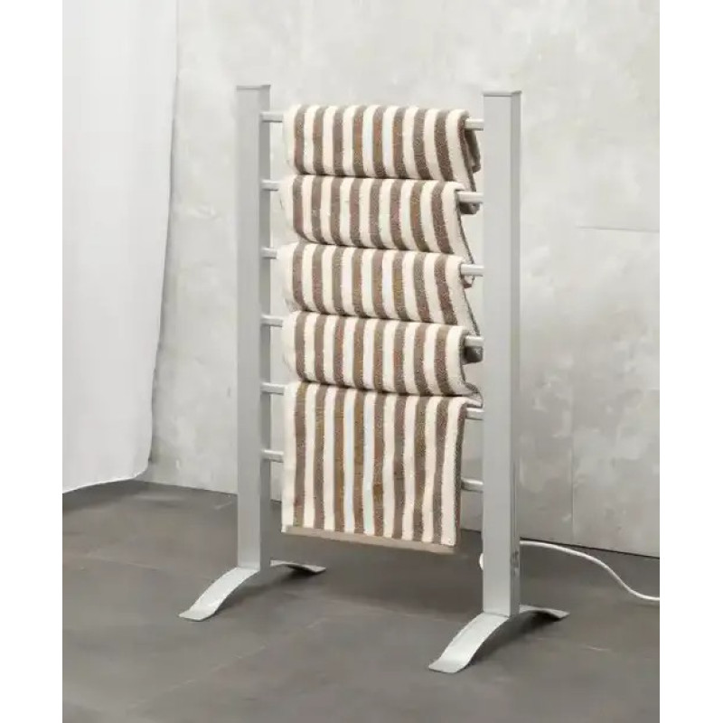 Електрична підлогова сушарка для білизни та рушників 90W 6 секцій Besser Gray