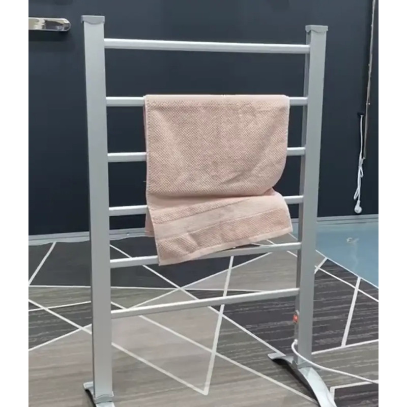 Електрична підлогова сушарка для білизни та рушників 90W 6 секцій Besser Gray