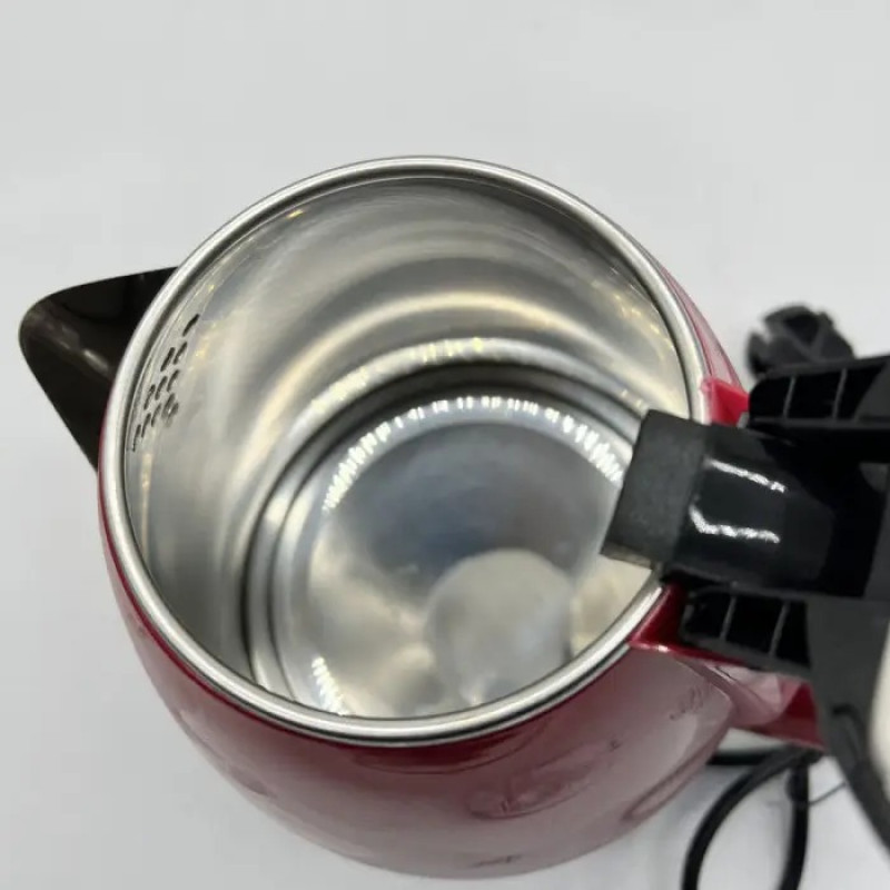 Електрочайник з дисковим нагрівальним елементом 2л автоматичне вимкнення 2000 Вт Rainberg RB-901 Red