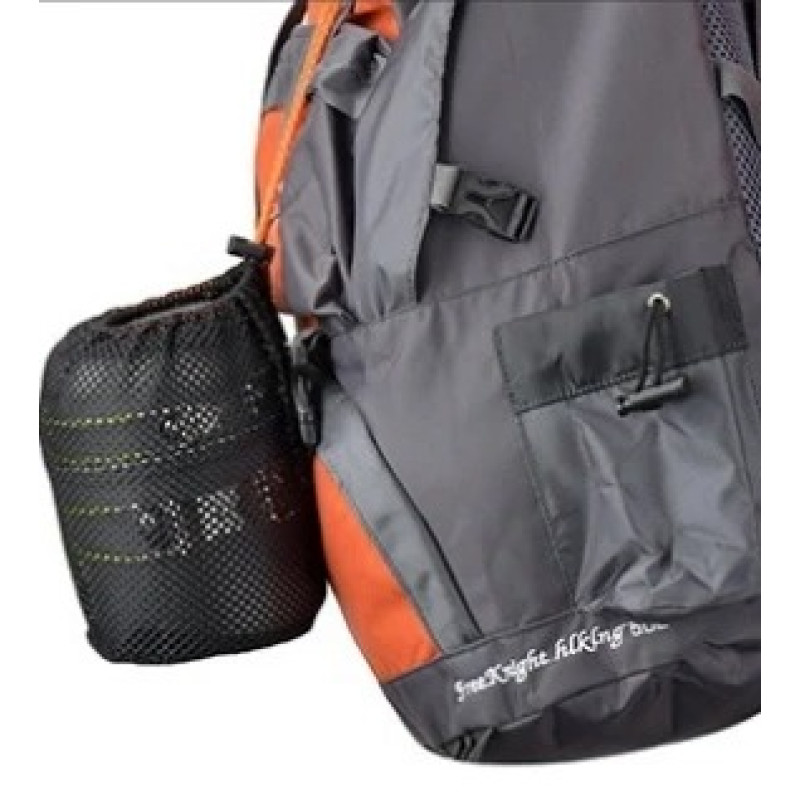 Набір туристичного посуду зі столовими приладами легкий та компактний HALIN DS-308A Black