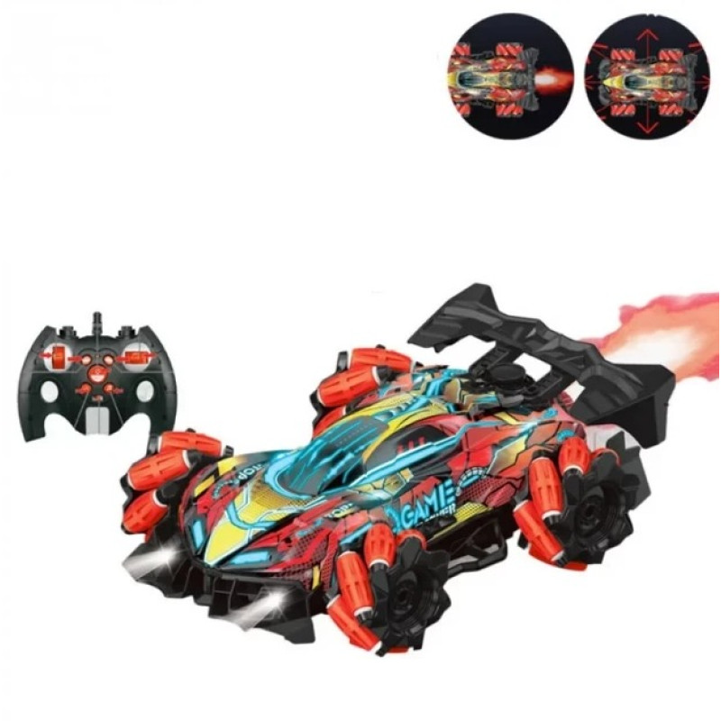 Гоночна Машинка перекрут радіокеруванні Stand Car 1292 пульт 2,4G звук підсвічування USB-кабель Multicolor