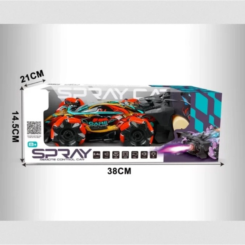 Гоночна Машинка перекрут радіокеруванні Stand Car 1292 пульт 2,4G звук підсвічування USB-кабель Multicolor