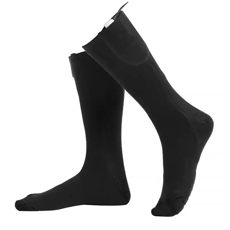 Надтеплі шкарпетки з підігрівом унісекс 37 розмір із акумулятором Lesko YX801 Black