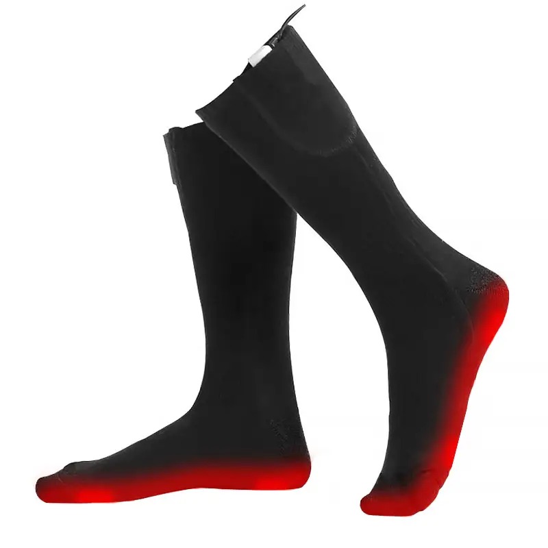 Надтеплі шкарпетки з підігрівом унісекс 37 розмір із акумулятором Lesko YX801 Black